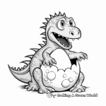 Fun Dinosaur Egg Coloring Pages 1