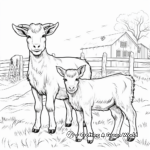 Fun Farm Animals Coloring Pages 4