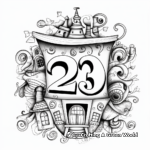 Fun-Filled 21-30 Number Coloring Pages 3