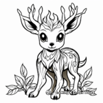 Fun-Filled Autumn Deerling Coloring Pages 3