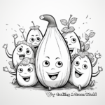 Fun-Filled Avocado Party Coloring Pages 2
