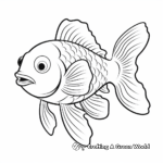 Fun-Filled Clownfish Cartoon Coloring Pages 1
