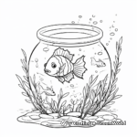 Fun Fish Feeding Aquarium Coloring Pages 3