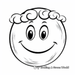 Fun for Kids: Smiley Face Nose Coloring Pages 1