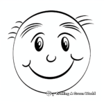 Fun for Kids: Smiley Face Nose Coloring Pages 2