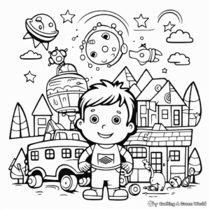 Fun Friday Evening Coloring Pages 2