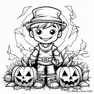 Fun Halloween Themed Coloring Pages 4