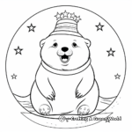 Fun Happy Seal Circus Animal Coloring Pages 4