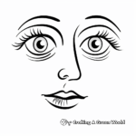 Fun Human Nose Coloring Pages 4