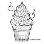 Fun Ice Cream Cone Coloring Pages 3