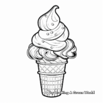 Fun Ice Cream Cone Coloring Pages 4