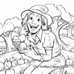 Fun Johnny Appleseed Coloring Pages 3