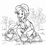 Fun Johnny Appleseed Coloring Pages 4