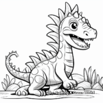 Fun Kentrosaurus Coloring Pages for Kids 2