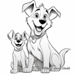 Fun-Loving Dingo Coloring Pages 2