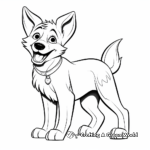 Fun-Loving Dingo Coloring Pages 4