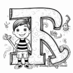 Fun Magnet Themed Alphabet Coloring Pages 4