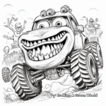 Fun Monster Truck Parade Coloring Sheets 2