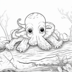 Fun Octopus Camouflage Coloring Pages 3