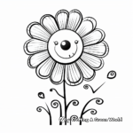 Fun Poppy Flower Coloring Pages for Kids 3