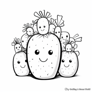 Fun Prickly Pear Cactus Coloring Pages 3