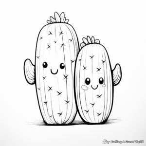 Fun Prickly Pear Cactus Coloring Pages 4