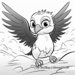 Fun Puffin In Flight Coloring Pages 4