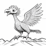 Fun Pyroraptor Fossil Find Coloring Page 2