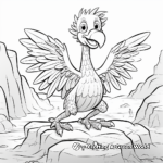 Fun Pyroraptor Fossil Find Coloring Page 4