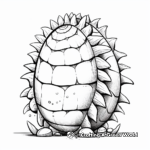 Fun Spinosaurus Egg Coloring Pages for Kids 3