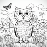 Fun Springtime Animals Coloring Pages 1