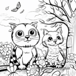 Fun Springtime Animals Coloring Pages 3