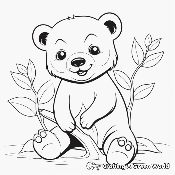 Bear Cub Coloring Pages - Free & Printable!