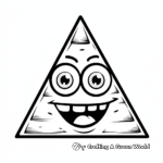 Fun Triangle Shapes Coloring Sheets 3