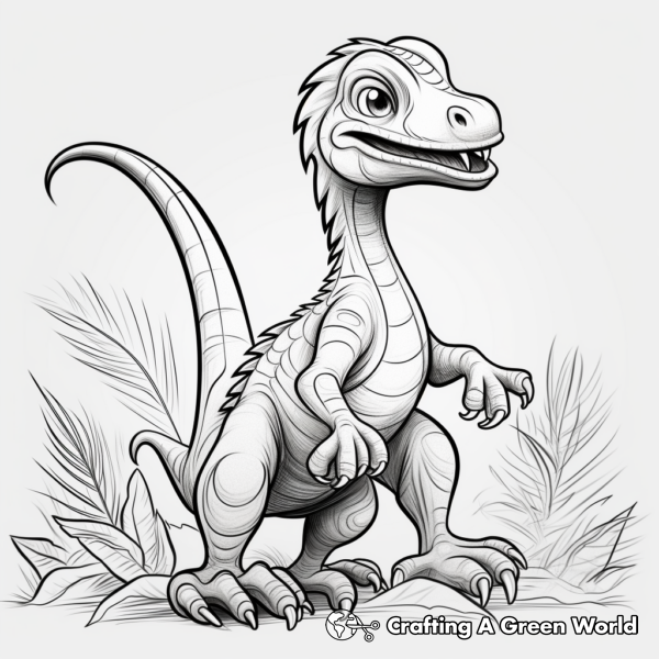 Dinosaur Book Coloring Pages - Free & Printable!