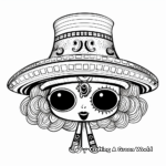 Funky Modern Sombrero Coloring Pages 2