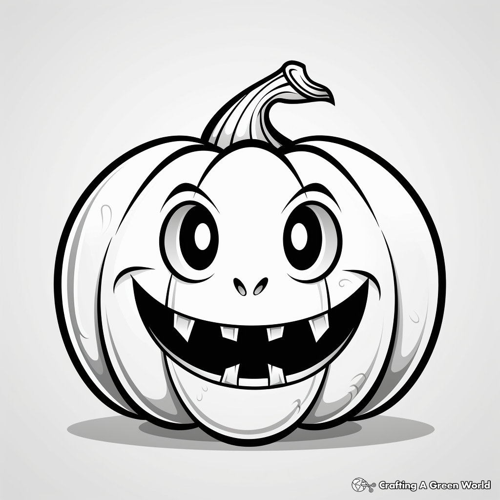 Funny Jack o Lantern Coloring Pages 4