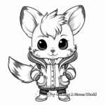 Furry Winter Jacket Coloring Sheets 4