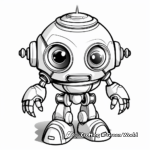 Futuristic Robot Coloring Pages for Kids 4