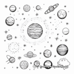 Galaxy Patterns: Milky Way Coloring Pages 1