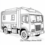 Garbage Truck Coloring Pages for Kids 2