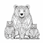 Gentle Giant: Big Daddy Bear Coloring Pages 3