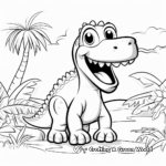 Gentle Gigantosaurus Coloring Pages for Toddlers 4
