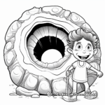 Geode Sections Coloring Pages 2