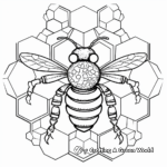 Geometric Honeycomb Coloring Pages 3