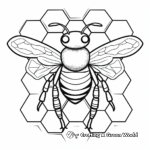 Geometric Honeycomb Coloring Pages 4