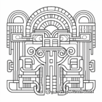 Geometric Symmetrical Coloring Pages 1