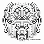 Geometric Symmetrical Coloring Pages 4