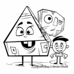 Geometric Trapezoid Coloring Pages for Math Lovers 4