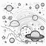 Geometric Universe Coloring: Solar System and Stars 1